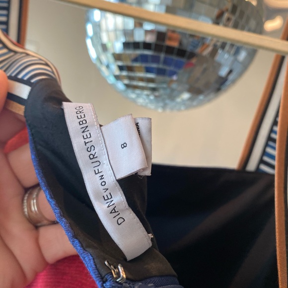 DVF JAKARTA SILK DRESS SIZE 8 - Picture 3 of 12